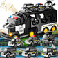 ⏳Nur für kurze Zeit – 50% RABATT⏰7-in-1 Polizei-Spielzeugtruck mit Rückziehmotor für Kinder ab 3 Jahren