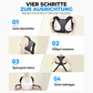 💆‍♀️ 50% RABATT 🎒 Atmungsaktiver Haltungskorrekturgurt, unsichtbarer Stützgürtel, verbessert die Haltung und beugt Rundrücken vor 🧍