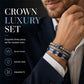 💎 50 % Rabatt – 3-teiliges Herren-Armband-Set mit Krone-Design – luxuriöser Look, langlebig & vielseitig für den Alltag 👑