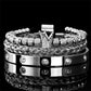 💎 50 % Rabatt – 3-teiliges Herren-Armband-Set mit Krone-Design – luxuriöser Look, langlebig & vielseitig für den Alltag 👑