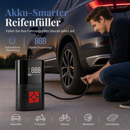 ⏳Zeitlich begrenztes Sonderangebot⏰Tragbarer elektrischer Handreifenfüller/Luftpumpe für Autos, Fahrräder und Reifen von Elektrofahrzeugen