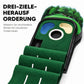 Tragbares Mini-Golf-Putting-Matte, Indoor- und Outdoor-Golf-Übungsgrün-Trainer mit 3 Löchern, 264 x 19,5 cm