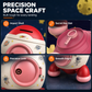 📢📢50% RABATT !! ⏰Kinder-Raketen-Spardose mit großem Fassungsvermögen, bruchsichere Sparbox, Spielzeug-Geschenk mit Schlüssel und Aufklebern