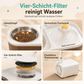 ⏳Nur für kurze Zeit – 50% RABATT⏰2-in-1 automatischer Katzenfutter- und Wasserspender mit großem Fassungsvermögen – blumenförmiger Heimtier-Wasserspender mit doppelten Näpfen