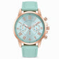🌸 JETZT 50 % RABATT! 🌸 Schlichte Damen-Quarzuhr mit Lederarmband und Drei-Augen-Zifferblatt