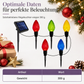 ⏳Nur für kurze Zeit – 50% RABATT⏰Solarbetriebene 5-in-1 Erdspießlichter mit diamantartiger Facettenbirne für Garten, Hof und Festtagsdekoration