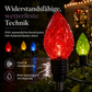 ⏳Nur für kurze Zeit – 50% RABATT⏰Solarbetriebene 5-in-1 Erdspießlichter mit diamantartiger Facettenbirne für Garten, Hof und Festtagsdekoration