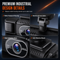🚗🎥 F100 4-Linsen-Dashcam – 1080P HD Autokamera mit Infrarot-Nachtsicht und GPS-Synchronaufnahme