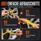 ⏳Nur für kurze Zeit – 50% RABATT⏰Universelle Auto Schneeketten, Verdickte Anti-Rutsch Reifen Kabelbinder für SUVs, Limousinen und Winterfahren