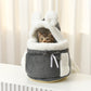 🔥50% RABATT auf ausgewählte Produkte 🎉Fliegender, wattierter Haustier-Trage-Rucksack, weiche warme Katzen-Front-Tragetasche mit handwärmender Tasche für Herbst und Winter