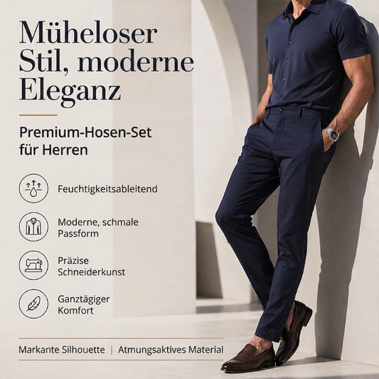 👔 50% RABATT! 🌿 Herren Zweiteiler – Leichter Casual-Anzug aus atmungsaktivem Stoff – Perfekt für Sommer, Hochzeit oder Büro – lässig-elegant mit Komfort ✨👖🌞