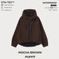 🧥Weitkrempige Kapuze💧Kurze Oversized Regenjacke mit Bubble-Saum, verstellbaren Manschetten
